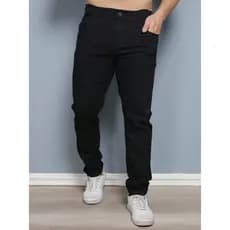 Calça Jeans Masculina Slim Fit Preta com Elastano – Caimento Moderno e Conforto para o Dia a Dia