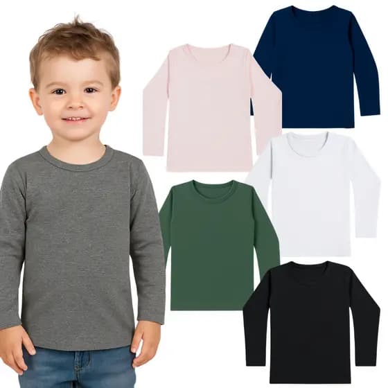 Blusa Segunda Pele Térmica Bebê e Infantil para o Frio