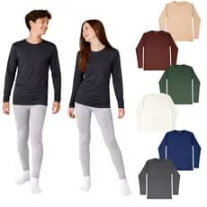 Blusa Gola Redonda Segunda Pele Térmica Juvenil para o Frio 10 ao 16