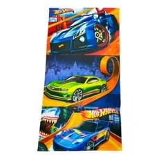 Toalha Hot Wheels de Banho e Praia Gigante 70x140