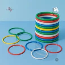 20 a 70 Argola Coloridas Plástico Brincadeiras de Arremesso Festas Junina Prendas Cores Sortidas