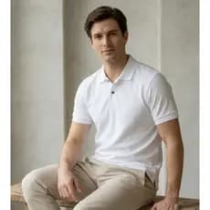 Camisa Polo Masculina Slim Elegante Luxo Casual