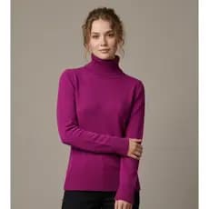 Blusa Suéter de Frio Feminina Cacharrel Manga Longa Gola Alta