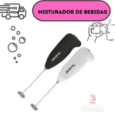 Misturador Elétrico De Bebidas Líquidos Em Geral Aço Inox Resistente E Flexível
