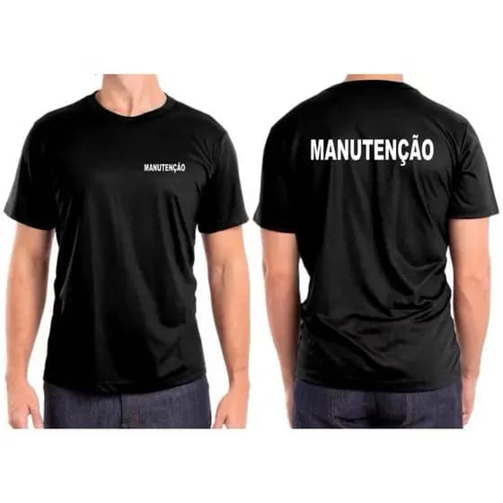 camiseta uniforme ( Manutenção) 100%algodão em oferta