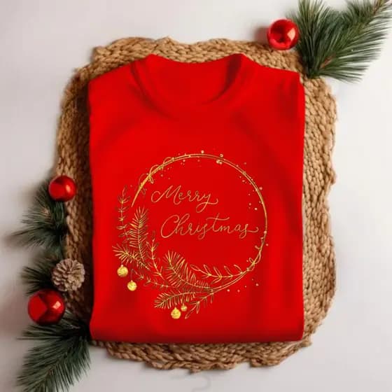 Camiseta Unissex Natal Merry Christmas Ramo Galhos Festa Personalizada Estamp 10