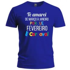 Camiseta De Carnaval Blusa De Pular Bloquinho 100%Algodão Unissex