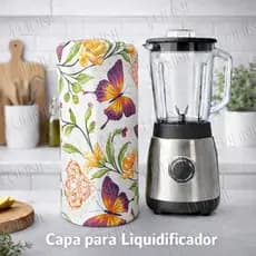 Capa Liquidificador Estampada Protetora Casa Decoração Cozinha Eletrodomestico