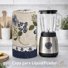Capa Liquidificador Protetora Estampada Lavável Casa Decoração Cozinha Eletrodoméstico