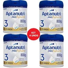 Kit C/4 LATAS APTANUTRI  Pro Futura 3 800g