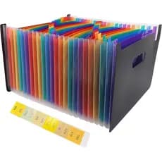 Pasta Organizadora 600 folhas A4 Expansível Escritório