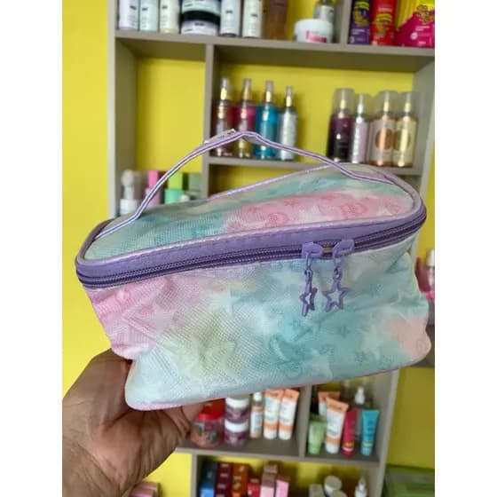 Bolsa de Maquiagem Organizadora de Maquiagem e Cosméticos Estojo Grande