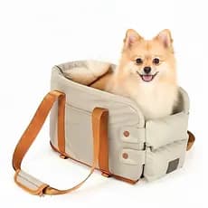 Bolsa Transporte Carregar Pet Cachorro Viagem Passeio Segurança Ventilada Carro Confortável Flexível