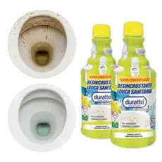 Kit 2 Limpador Desincrustante Vaso Sanitário limpa limo Banheiro Mictório Pias Sem esforço Encardido