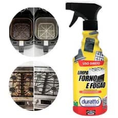 Desengordurante Limpa Forno Fogão 500ml Spray Coifa Assadeira Gordura Incrustada Eficiente Poderoso