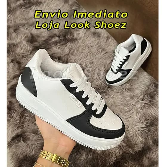 Sapato tenis feminino casual  versatil moderno Plataforma dia a dia  academia Original Canedan!