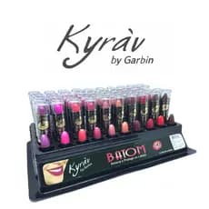 Kit com 10 Batons Kyràv Cremosos Hidratantes Cores Sortidas Longa Duração Original