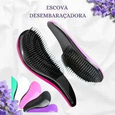 Escova Mágica Desembaraçadora de Cabelo Anti Nó Anti Quebra Massageadora Capilar
