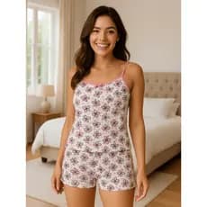 Pijama Feminino Short Doll SOFT Cores Variadas P, M, G, GG e Plus Size G1
