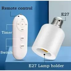 Soquete Inteligente Para Lampada com Controle Remoto – Liga/Desliga Programável para Lâmpadas De Leds