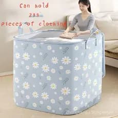 Caixa de armazenamento, tecido, roupas, colchas, grande capacidade para quarto, guarda-roupa, caixa organizadora, bolsa