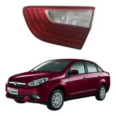 Lanterna Tampa Traseira Direita Fiat Grand Siena 2013 A 2018 Direito/passageiro Vermelho
