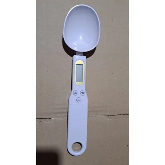 Colher Mini Balança Dosador de Alimentos Digital Medidor Com Display PRETO/BRANCO