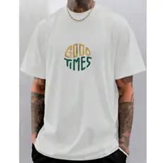 Camiseta Blusa Masculina Camisa Premium Oversized Streetwear Casual Good Times Estilosa Top