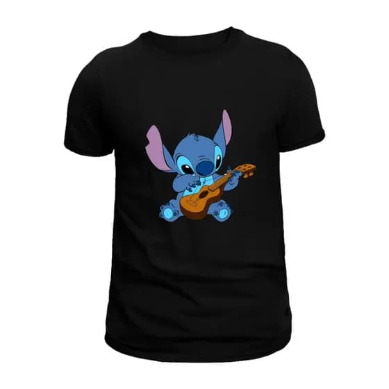 CAMISETA LILO STITCH VIOLÃO MALHA ALGODÃO PREMIUM UNISSEX LANÇAMENTO