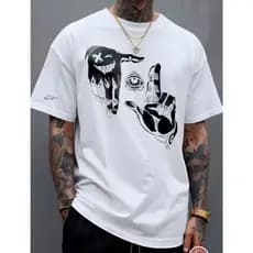 Camiseta Streetwear Masculina Estampa Artística Moda Urbana Premium