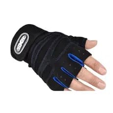 Luva Academia Ciclismo Meio Dedo Antiderrapante Respirável - Envio Imediato