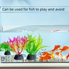 10 Planta Artificial decoração para aquário