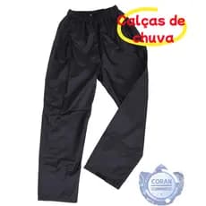 Calça De Chuva Motoqueiro Impermeável Reforçada Flexível Pvc