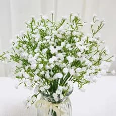 Galho Plantas Mosquitinhos Gypsophila Artificial Floral P/ Decoração Casamento, Arranjos, Decorar Festas