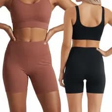 Short Fitness Canelado Zero Transparencia Feminino Academia Confortável Alta Qualidade Premium