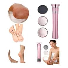 Esfoliador Lixador Pés Portátil Pedicure Raspador Tirar Calos Pele Morta Presente Natal Mulher Elétrico Lixa
