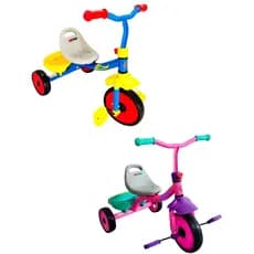 Triciclo  Motoquinha Bicicletinha Infantil 3 Rodas Rodinhas Crianças Bicicleta Assento Ajustável