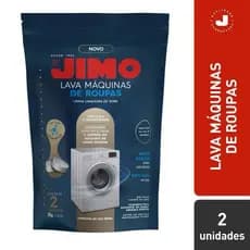 Jimo Lava Máquinas de Roupas 2 Pastilhas - Limpeza Interna em Máquinas de Lavar