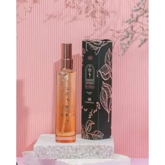 Deo Colônia Madressenza La Rosa 50ml | Perfume Feminino Floral Oriental
