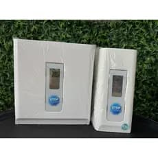 Dispenser Sabonete Líquido ou Álcool Gel  + Dispenser de papel toalha Interfolhado - Branco - Nobre- STOPCLEAN