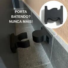 Trava Para Porta Fixador Prendedor de Porta Acompanha Fita Dupla Face