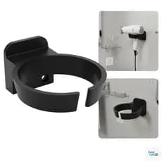 Suporte de Parede para Secador de Cabelo Universal – Plástico Maciço + Parafusos