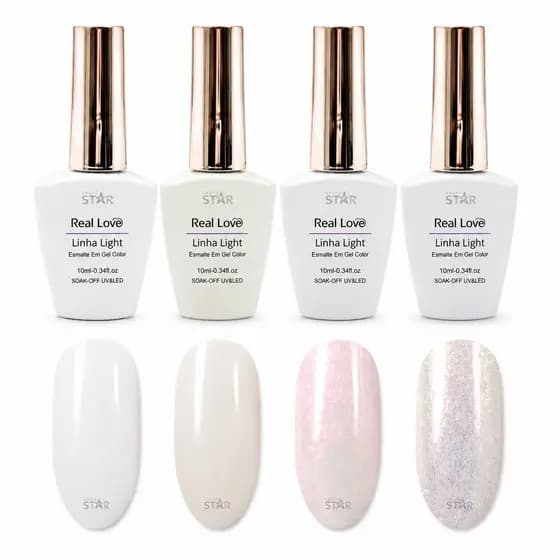 Kit Francesinha 4 Esmalte 10ml - Real Love