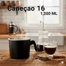 Canecão, Fervedor Reforçado Craqueado C. Baquelite Nº16 ( 1,200 L  )