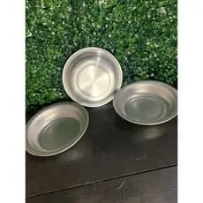 KIT - 3 Bacias em Aluminio Nº 20 700ml - Tigela Multiuso Cuba