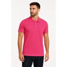 Camisa polo Masculina Tamanhos M, G, GG , G1 e G2 Excelente Qualidade Cor Rosa, Estiloso Casual