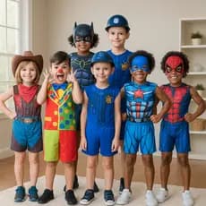 Fantasia Infantil Personagens Com Acessórios Festa Hallowen Crianças