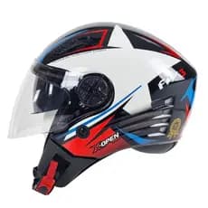 Capacete com Óculos Interno Fumê FW3 X Open UP Star