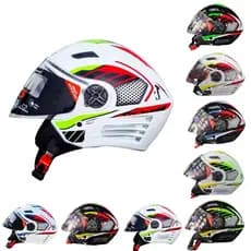 Capacete Aberto FW3 X Open Paises Com viseria Cristal