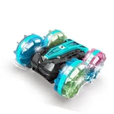 Carro de Controle Remoto 2 Em 1 Recarregável Brinquedo Infantil Prova água Presente Dia das Crianças